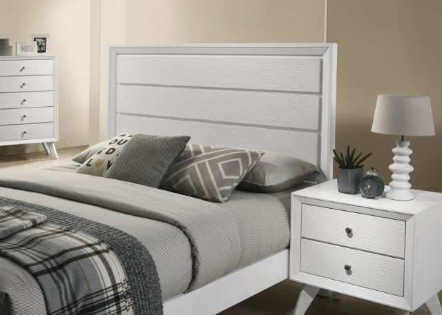 Dortmund White Queen Bed
