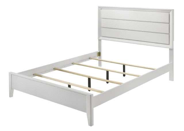 Dortmund White Queen Bed
