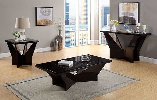 Dubendorf Black Sofa Table