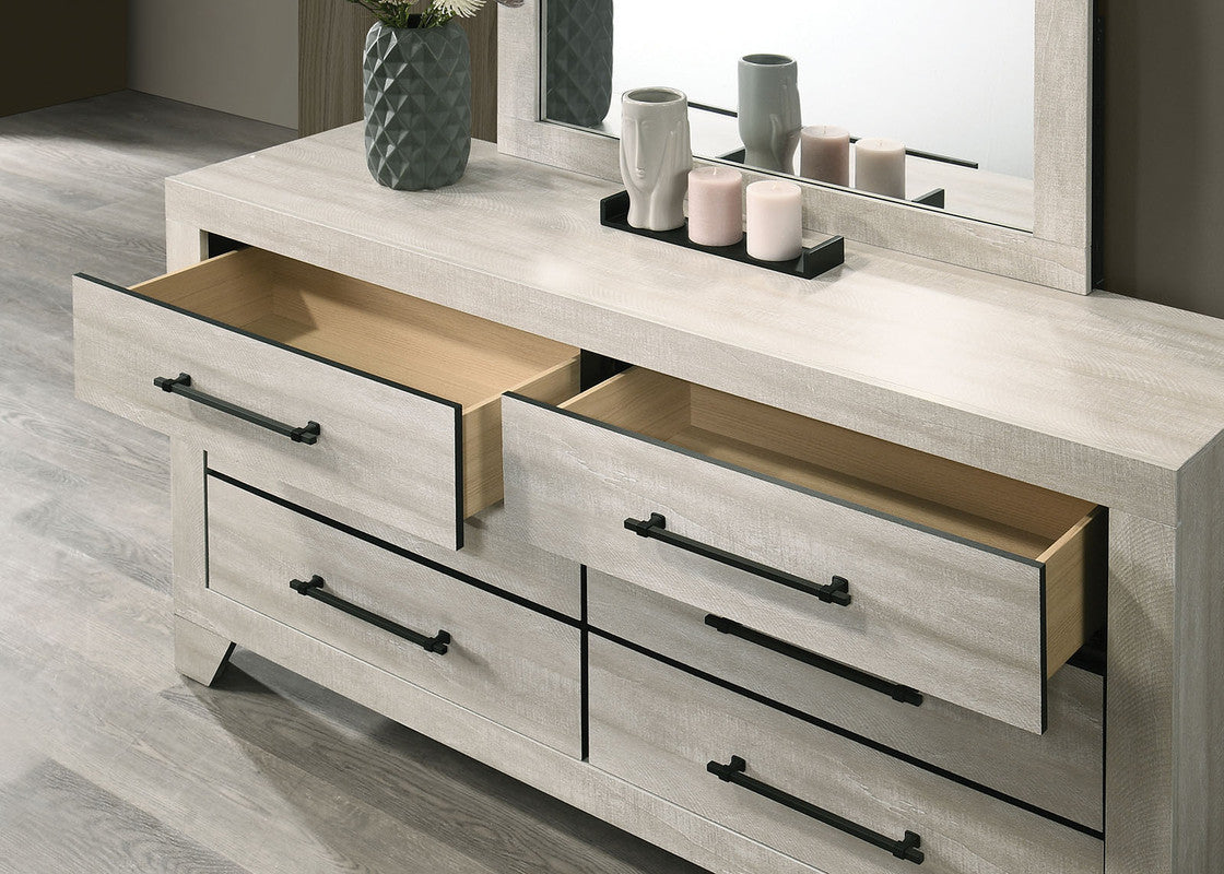 Dubuque Light Gray 4 Pc. Queen Bedroom Set