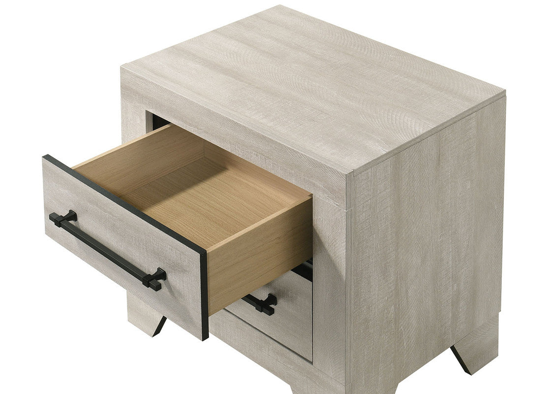 Dubuque Light Gray Nightstand