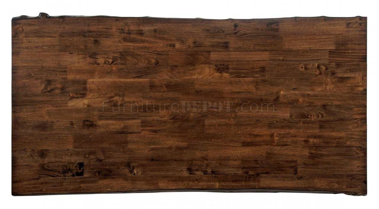 Dulce Walnut & Black Dining Table