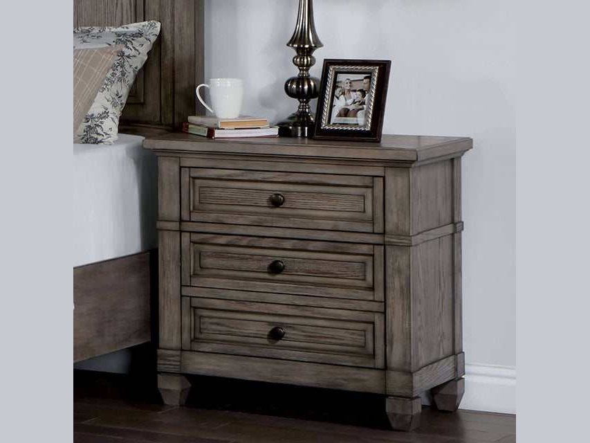 Durango Warm Gray Nightstand w/ USB