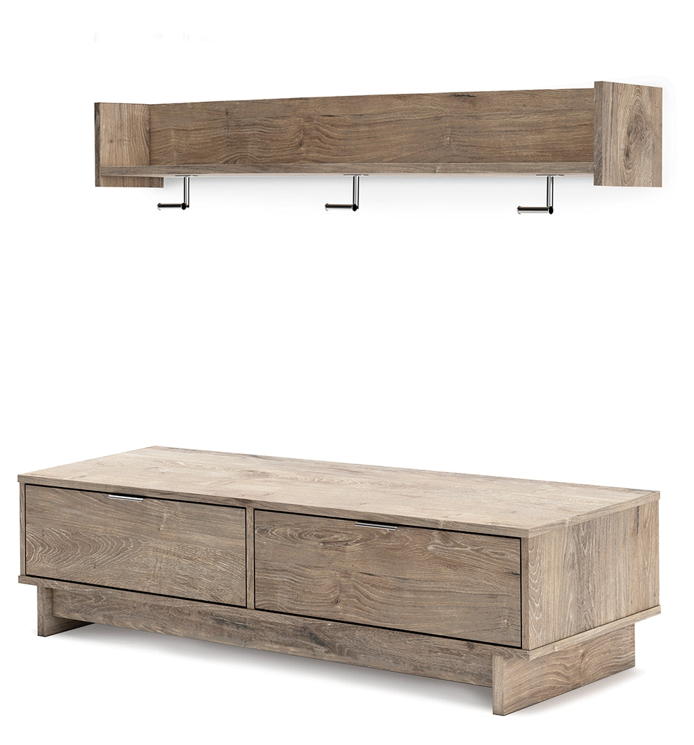 Oliah Bench with Coat Rack