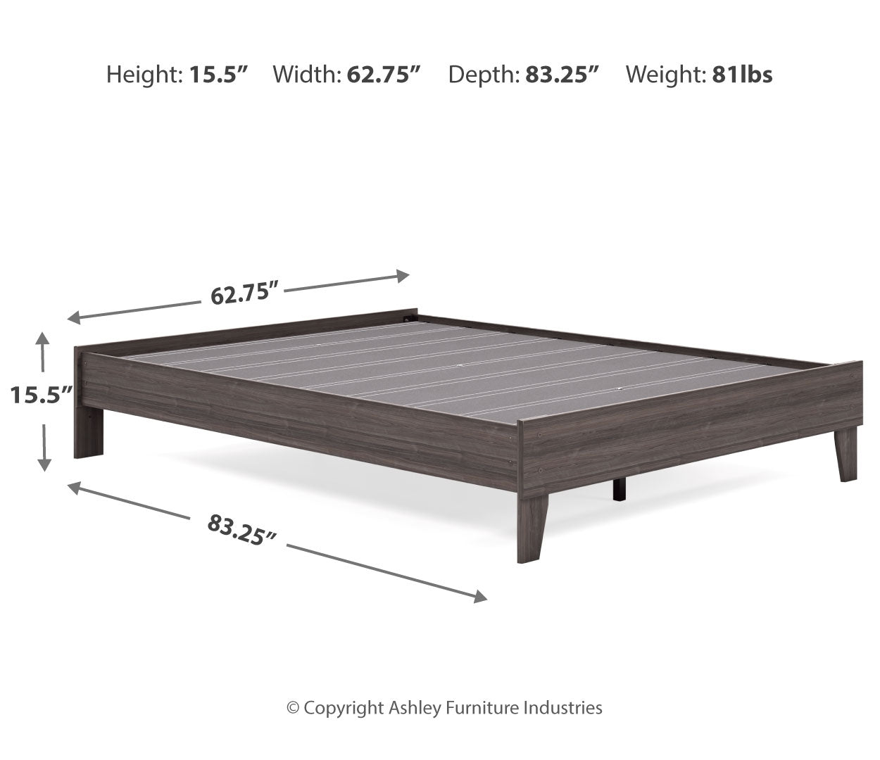 Brymont Queen Platform Bed