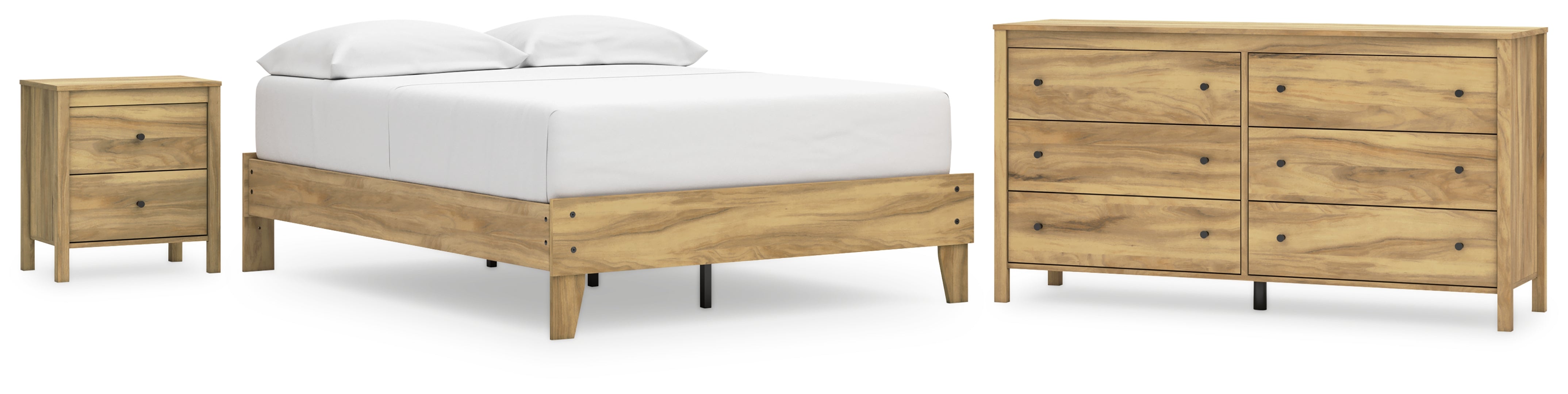 Bermacy Panel Headboard Bedroom Set