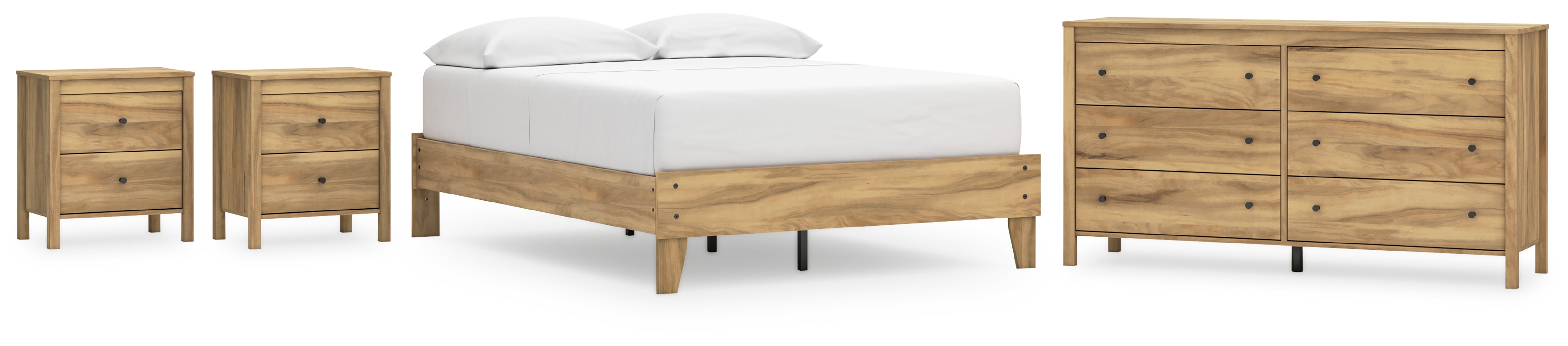 Bermacy Panel Headboard Bedroom Set