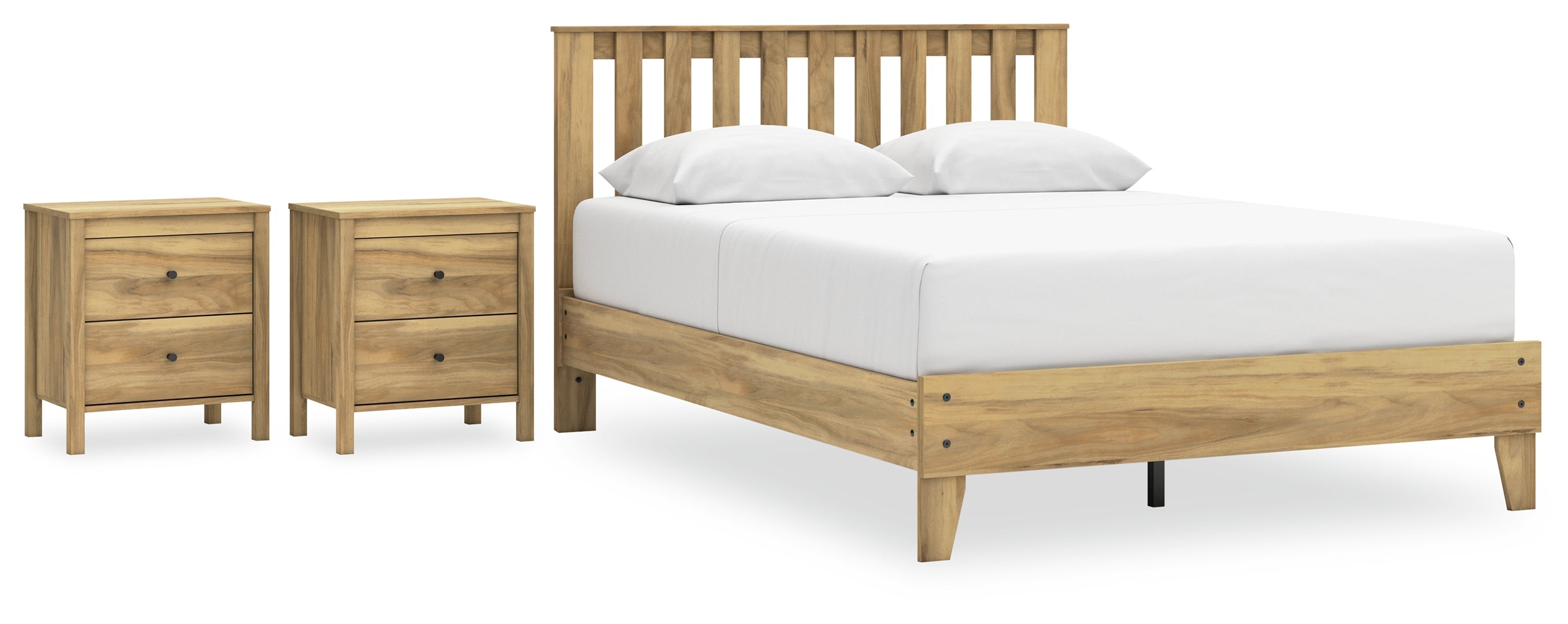 Bermacy Panel Headboard Bedroom Set