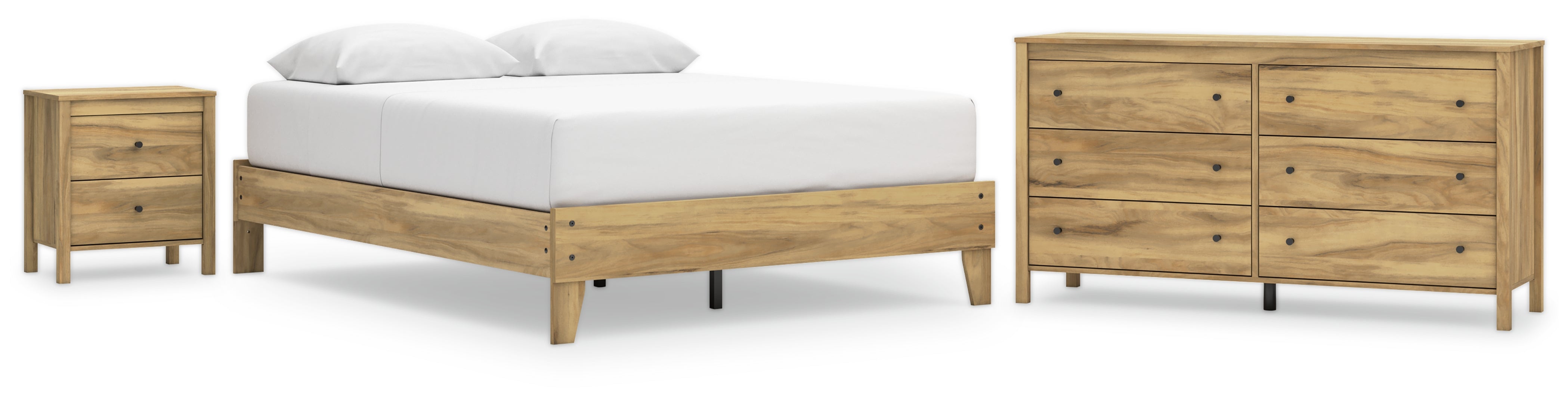 Bermacy Panel Headboard Bedroom Set