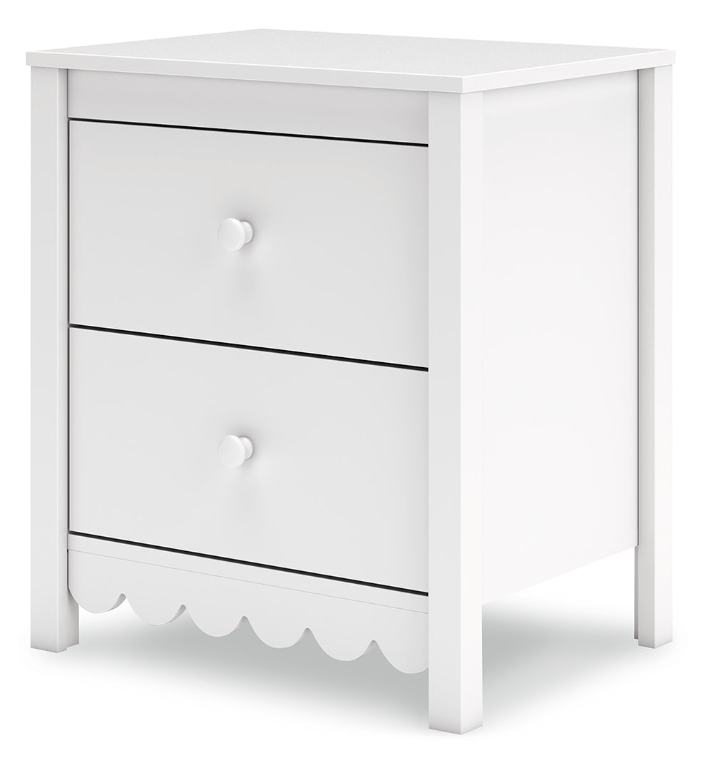 Hallityn Two Drawer Night Stand