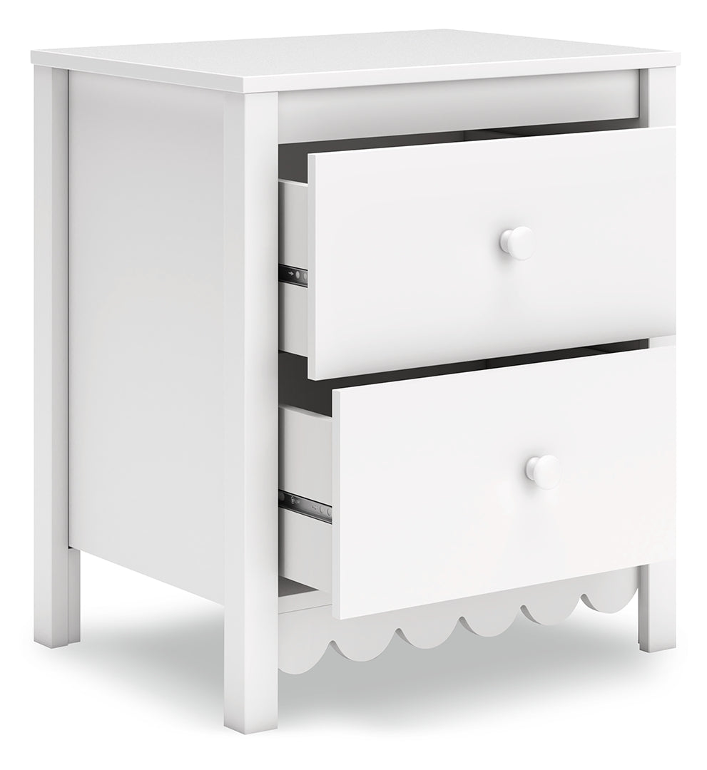 Hallityn Two Drawer Night Stand