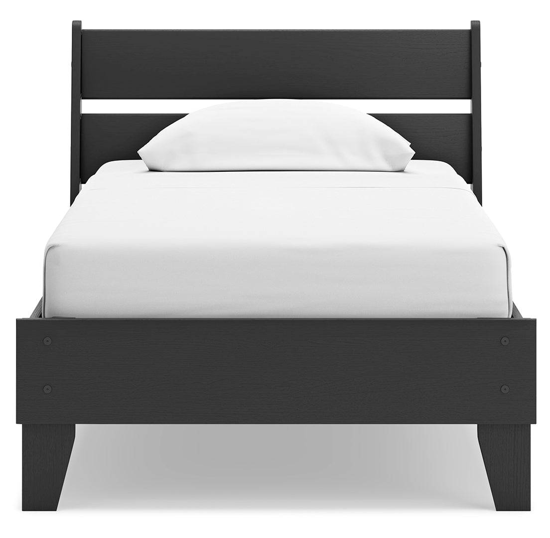 Socalle Twin Panel Headboard with Dresser and Nightstand