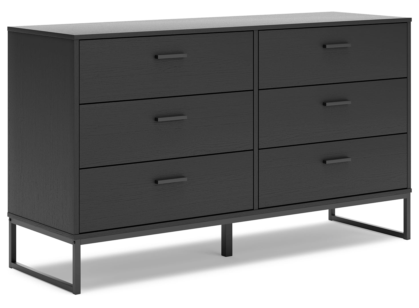 Socalle Twin Panel Headboard with Dresser and Nightstand