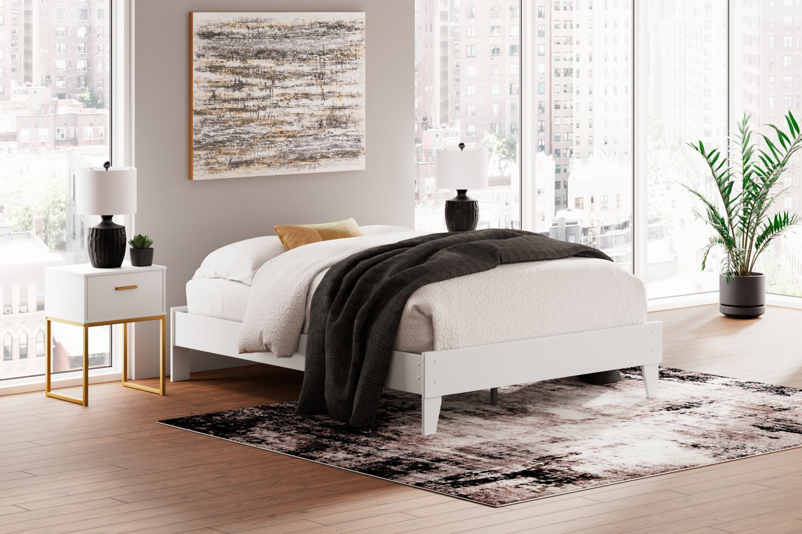 Socalle Full Panel Platform Bed