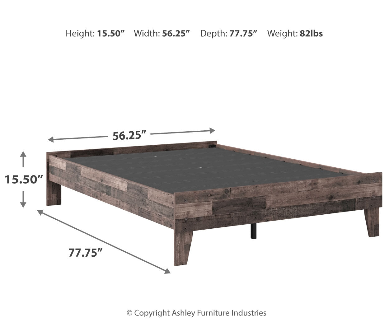 Neilsville Platform Bed