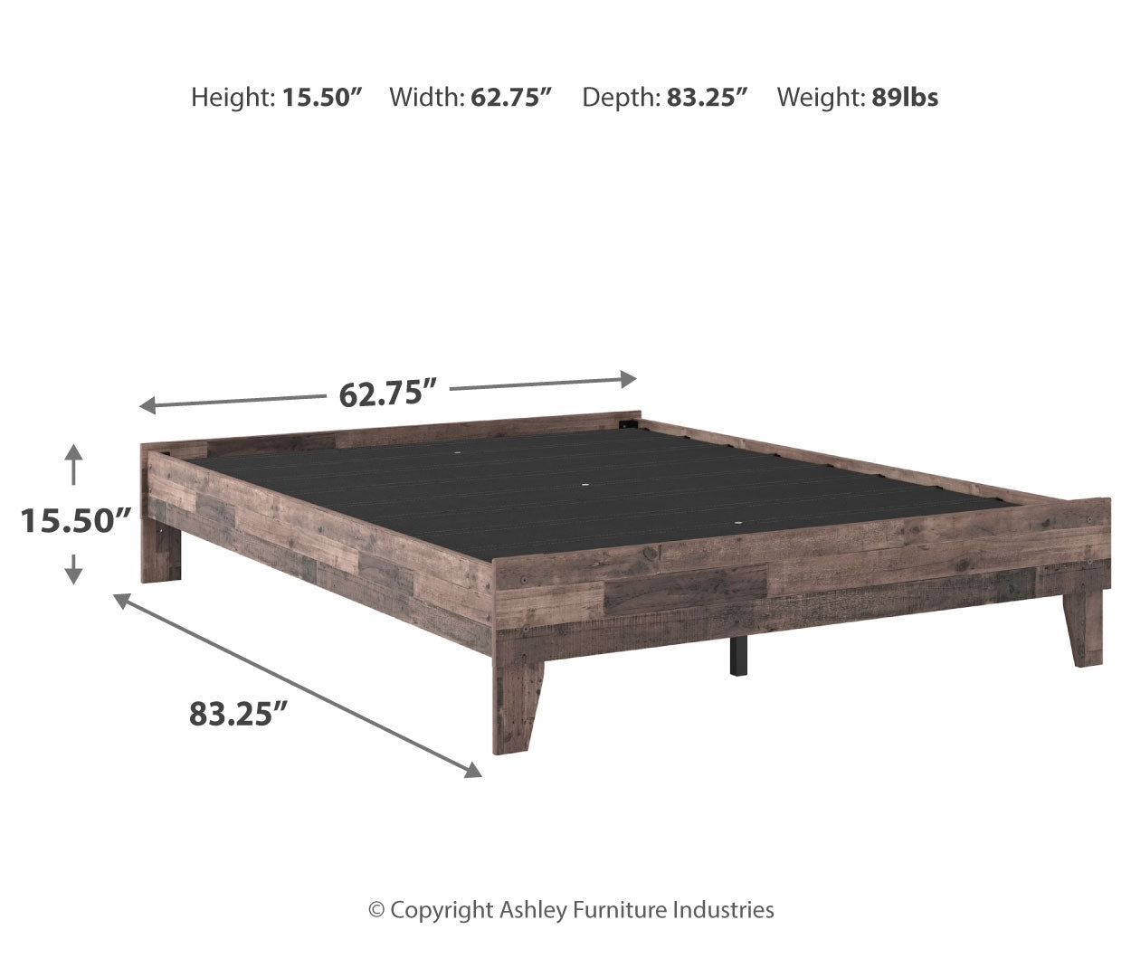 Neilsville Platform Bed