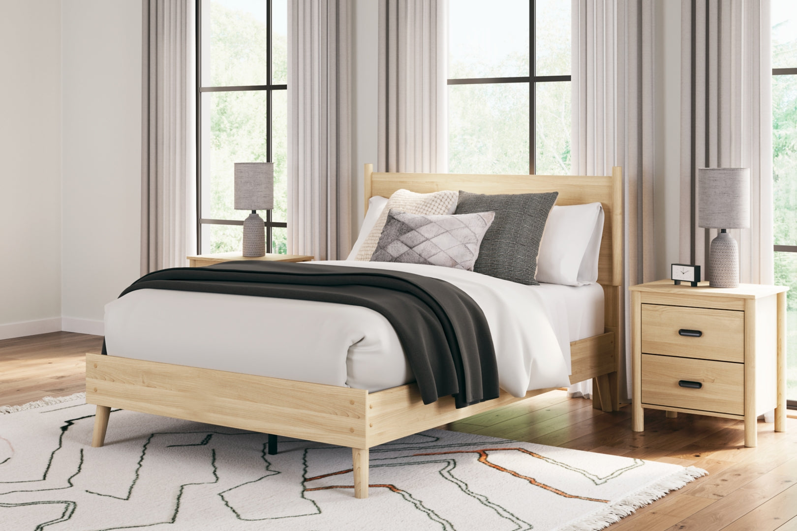 Cabinella Platform Panel Bed