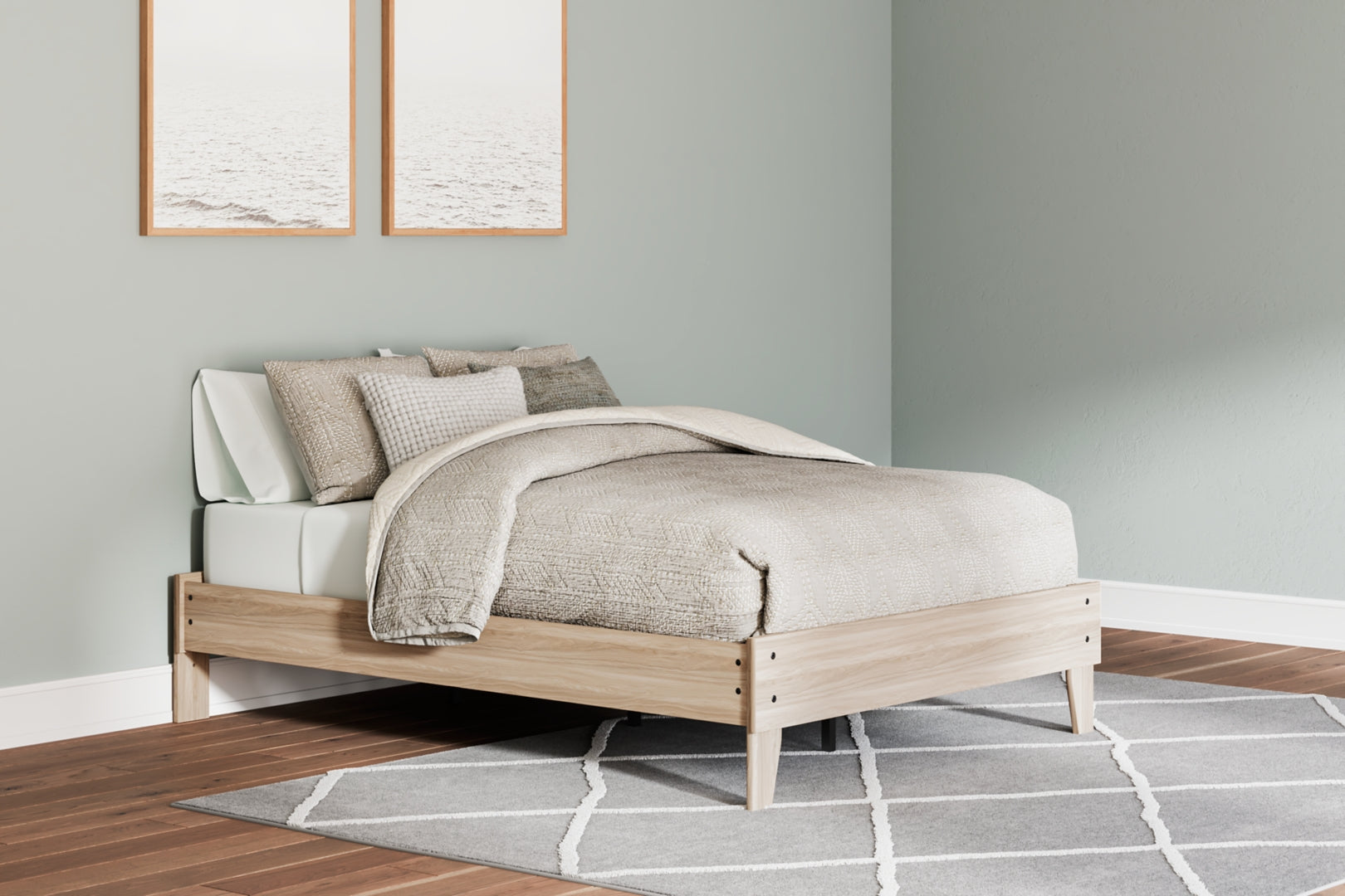 Battelle Panel Platform Bed