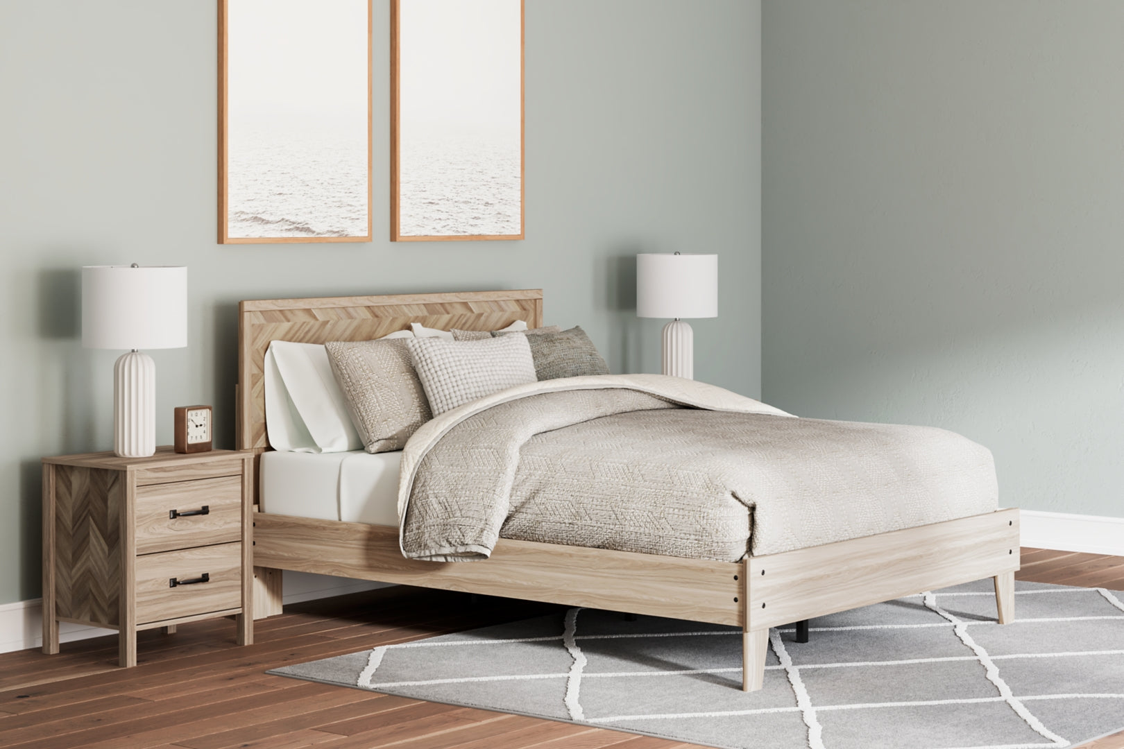 Battelle Panel Platform Bed