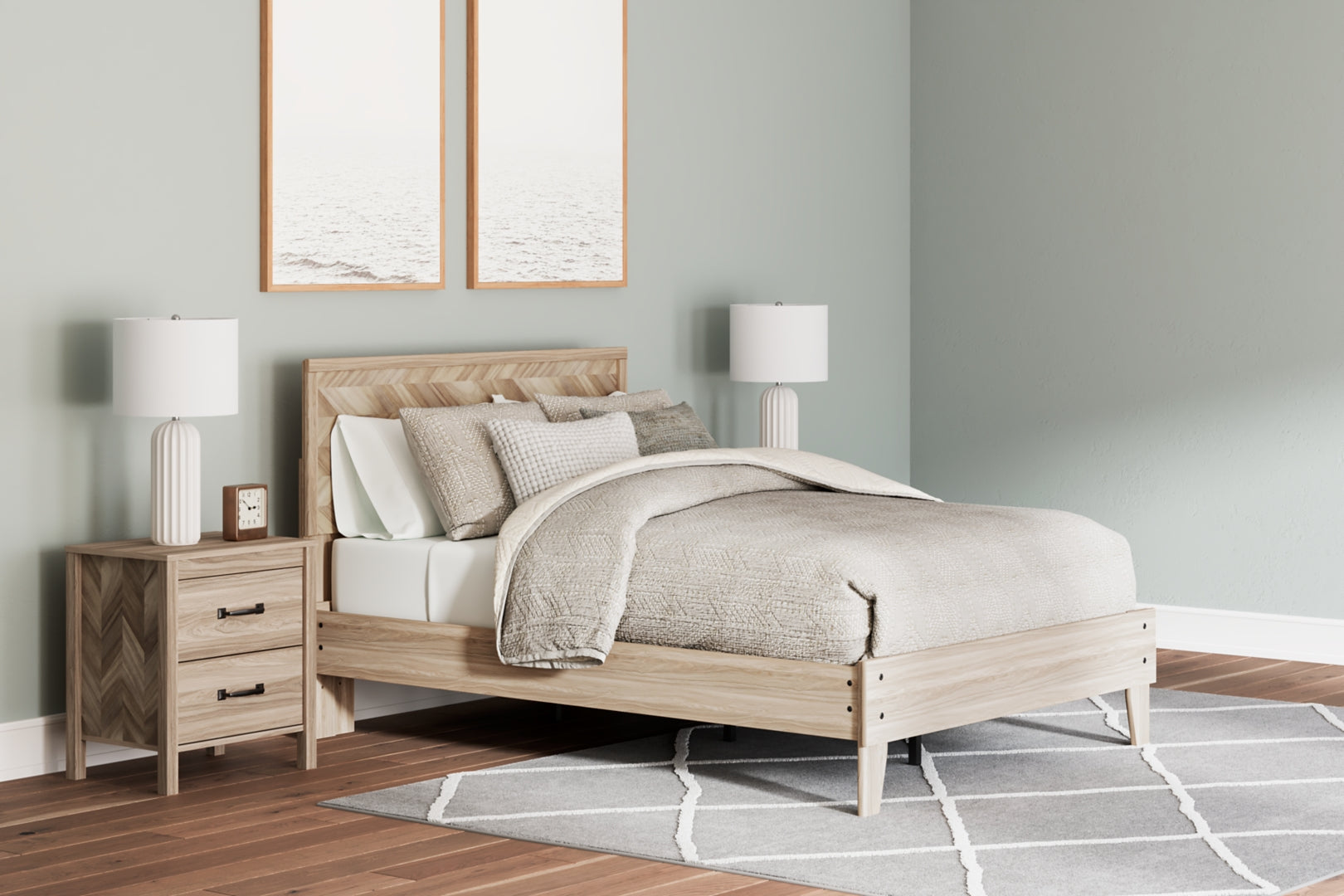 Battelle Panel Platform Bed