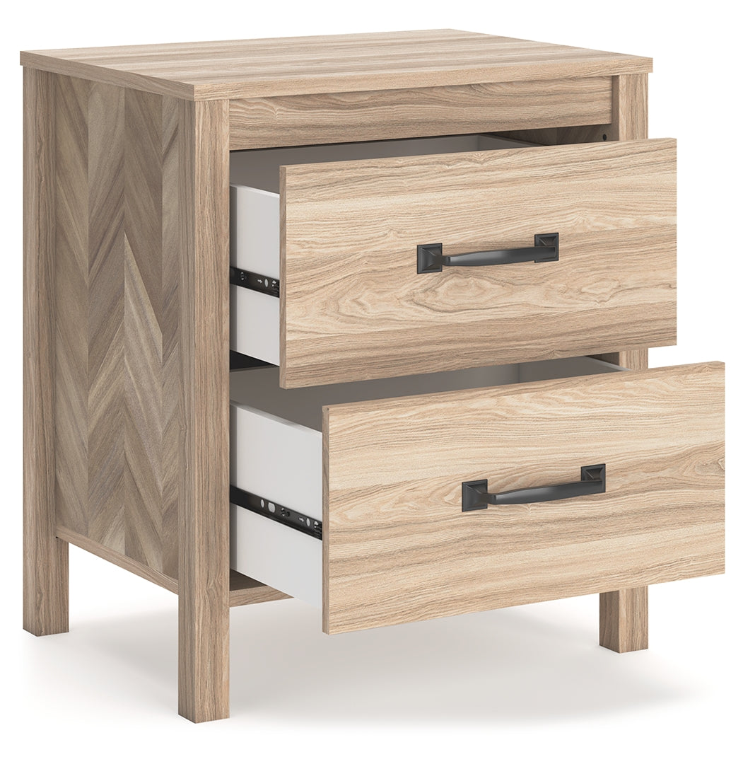 Battelle Two Drawer Night Stand