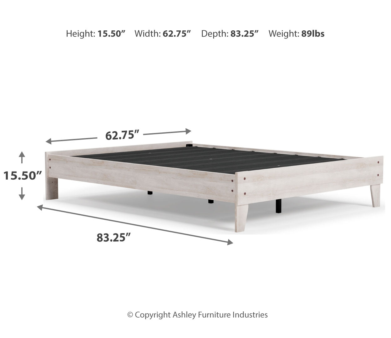 Shawburn Crossbuck Panel Platform Bed