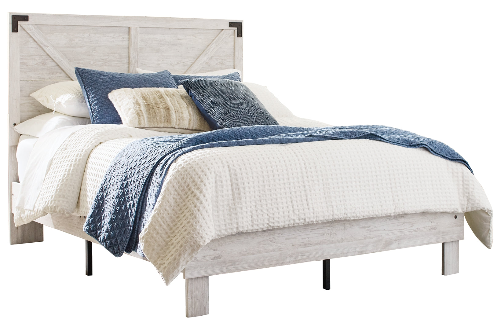 Shawburn White Panel Headboard Bedroom Set