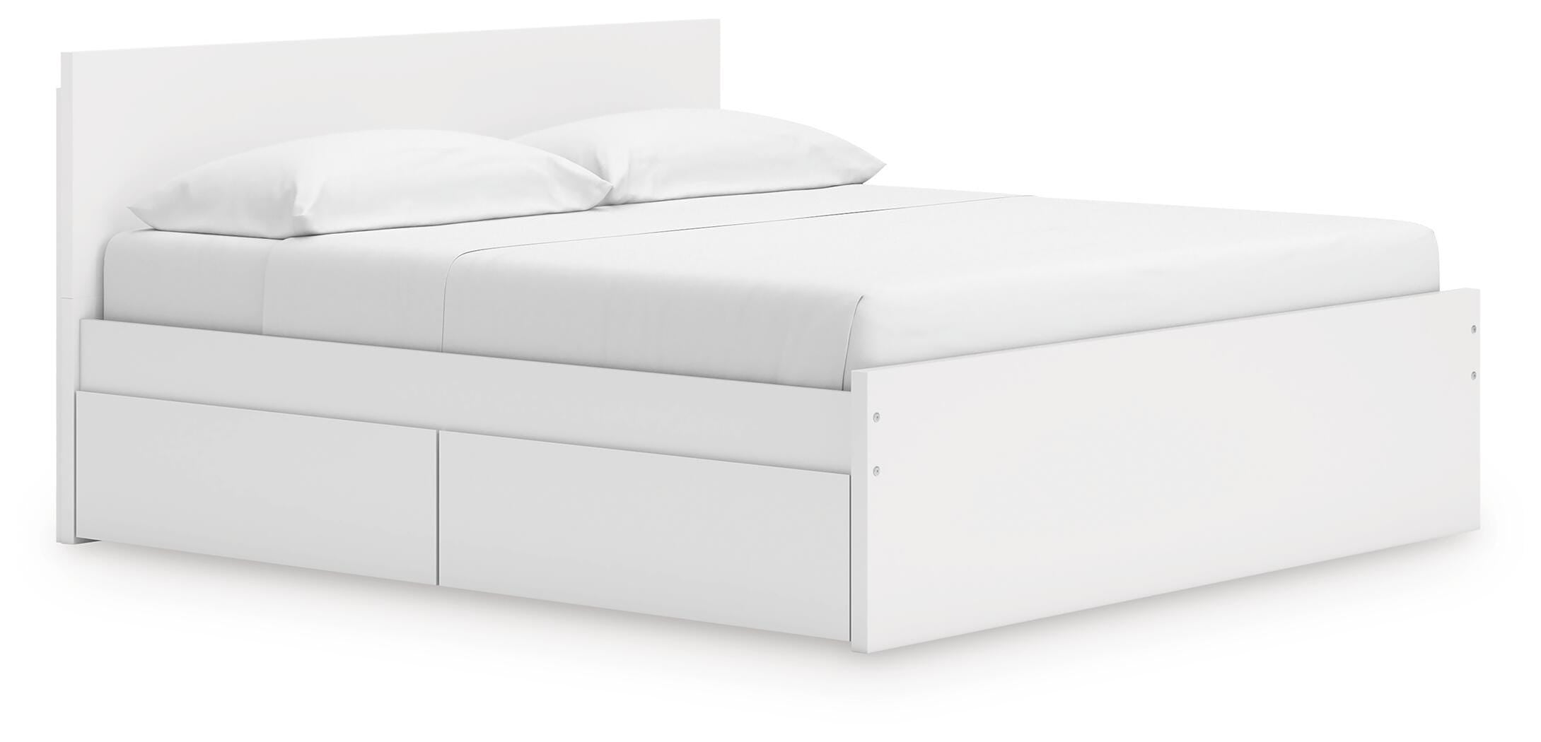 Onita Panel Platform Bed with Storage