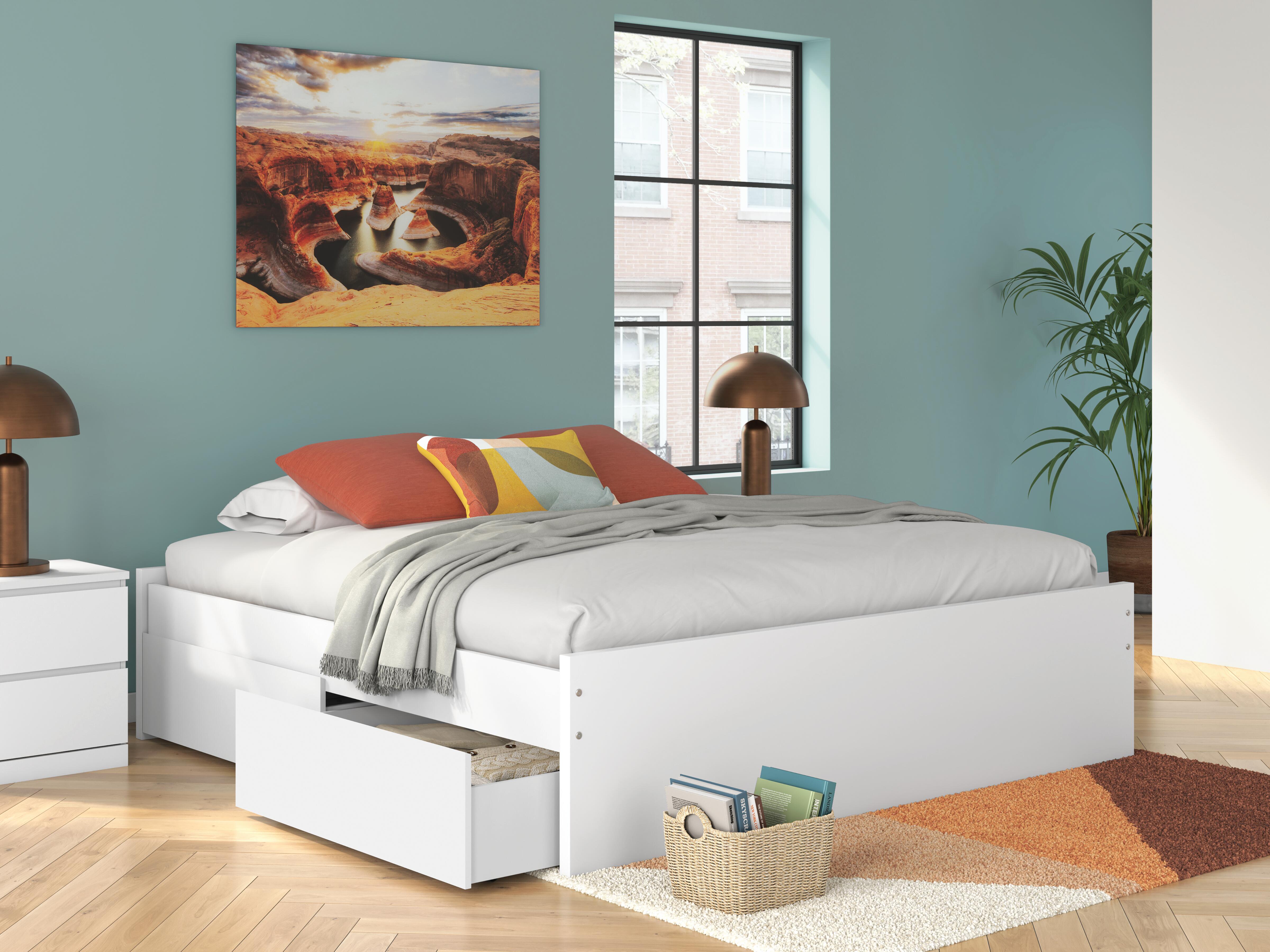 Onita Platform Bed with 1 Side Storage