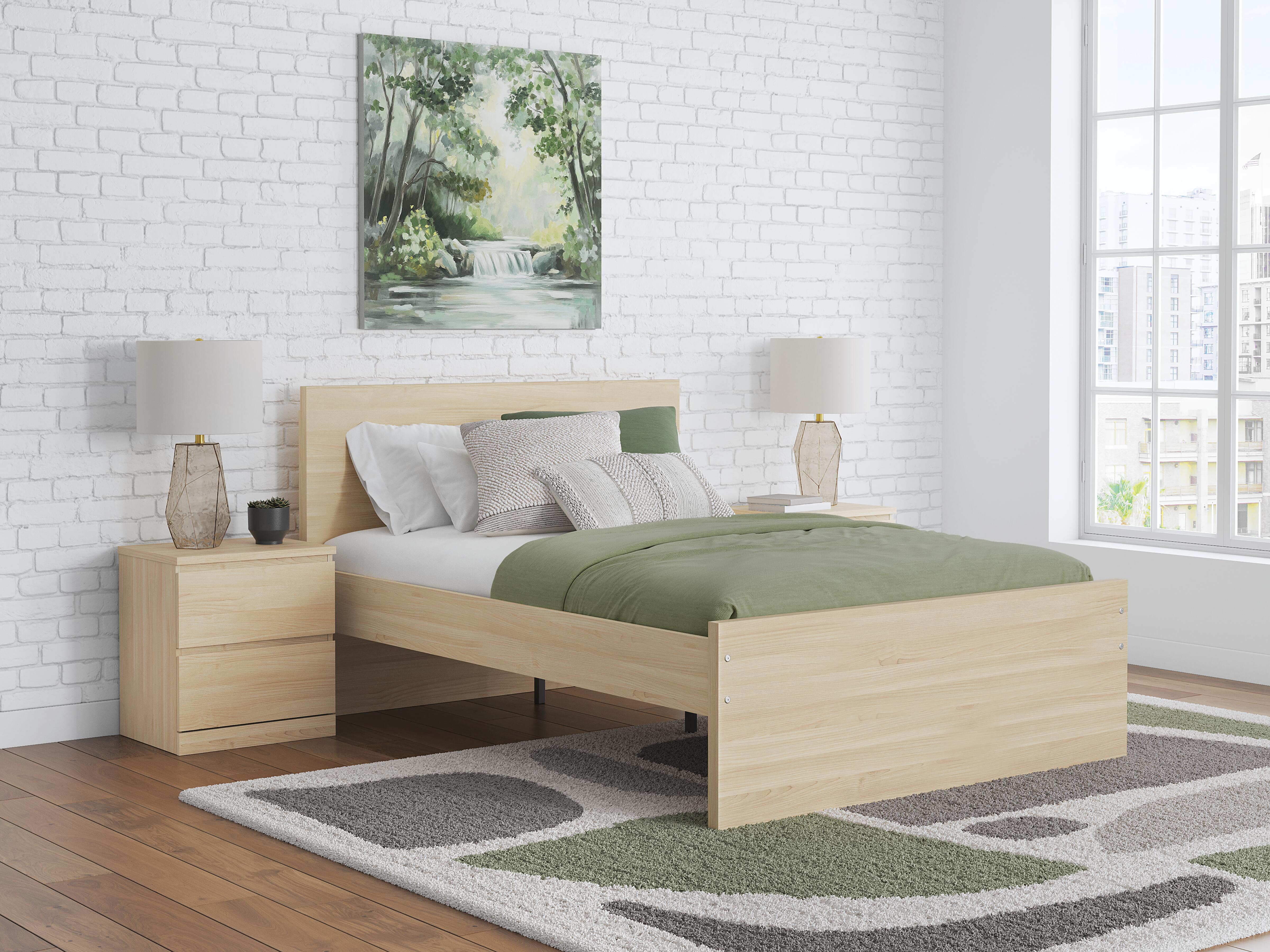 Onita Panel Platform Bed with 1 Side Storage