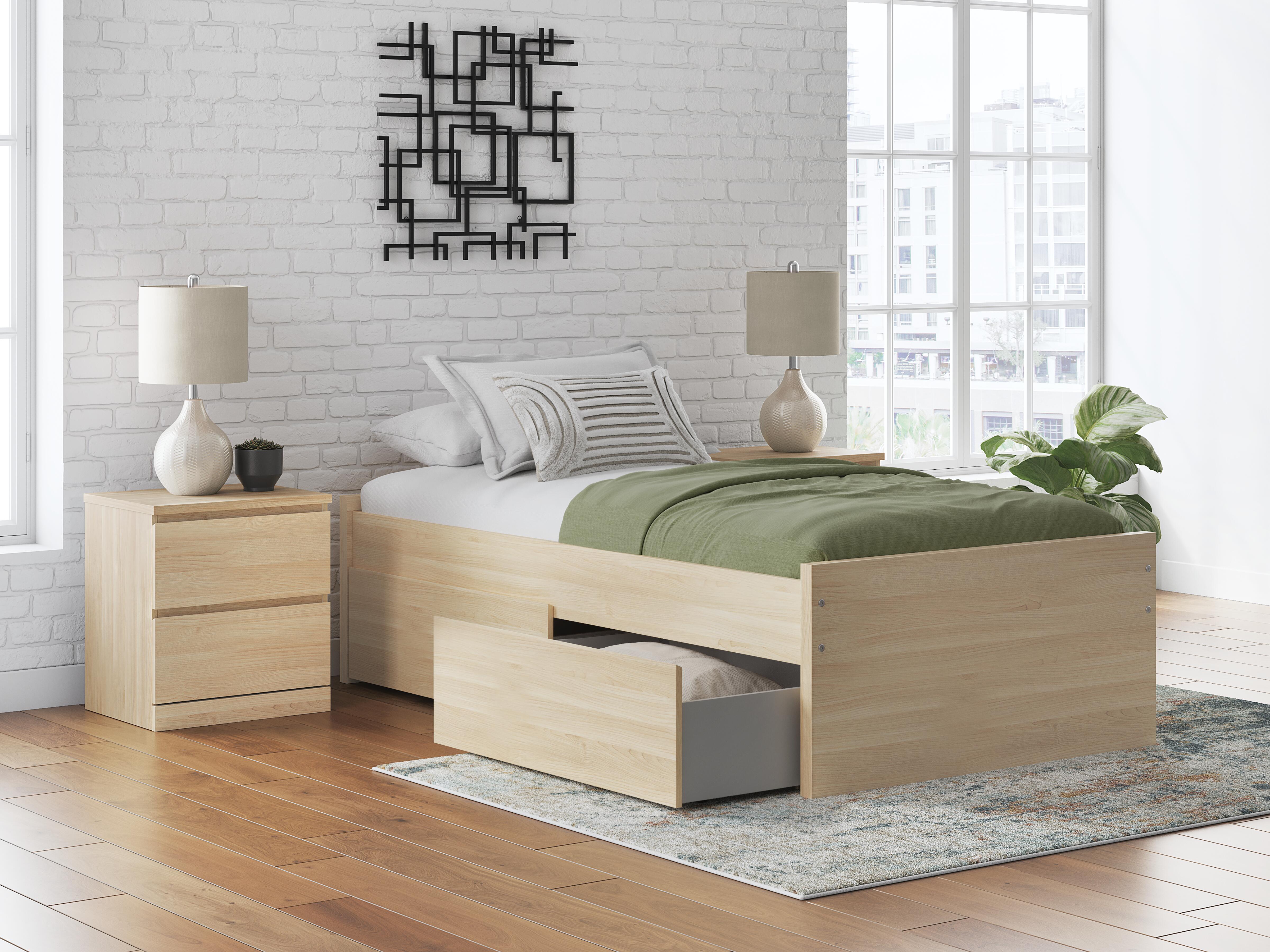 Onita Platform Bed with 1 Side Storage