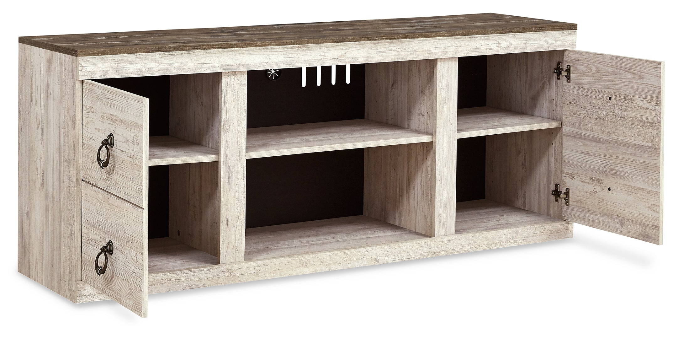 Willowton LG TV Stand w/Fireplace Option