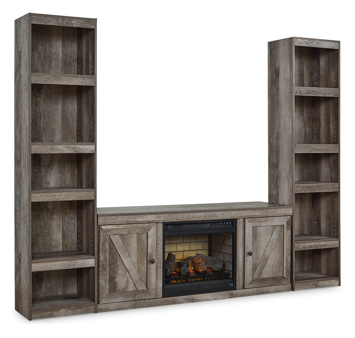 Wynnlow 3-Piece Entertainment Center with Electric Fireplace