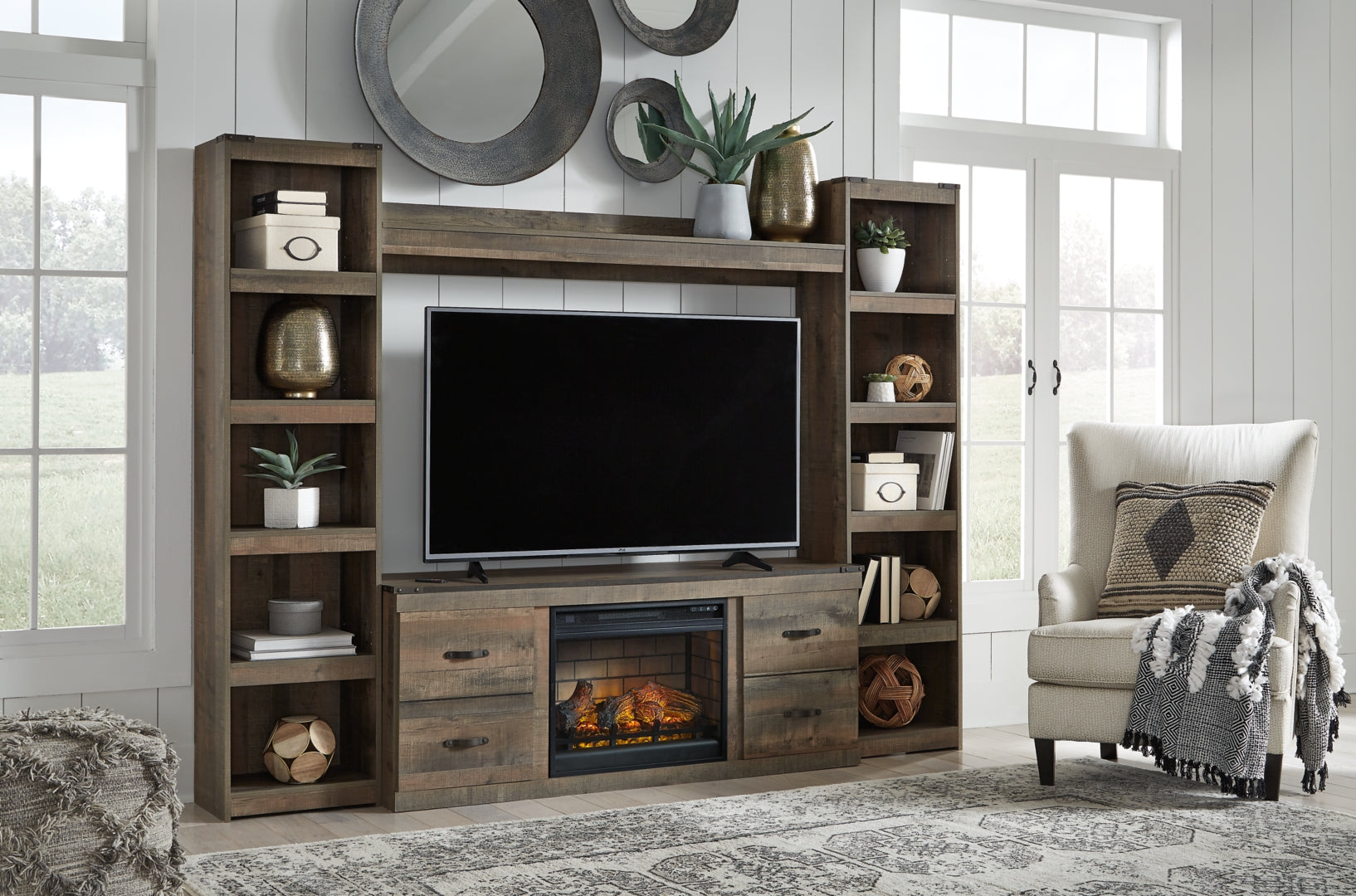 Trinell 4-Piece Entertainment Center