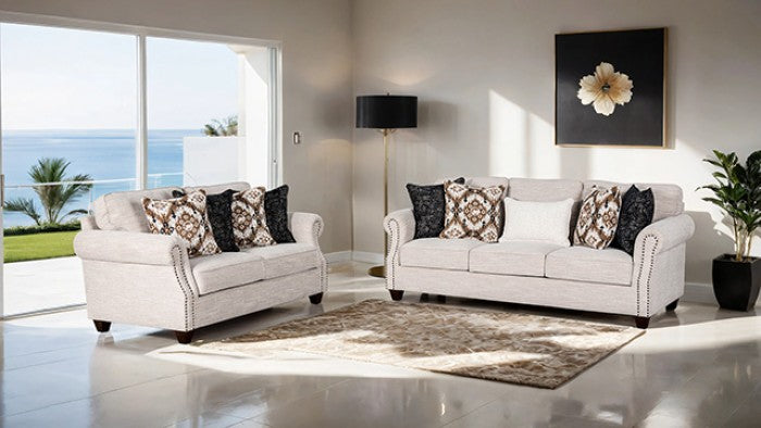 Earley Beige Loveseat