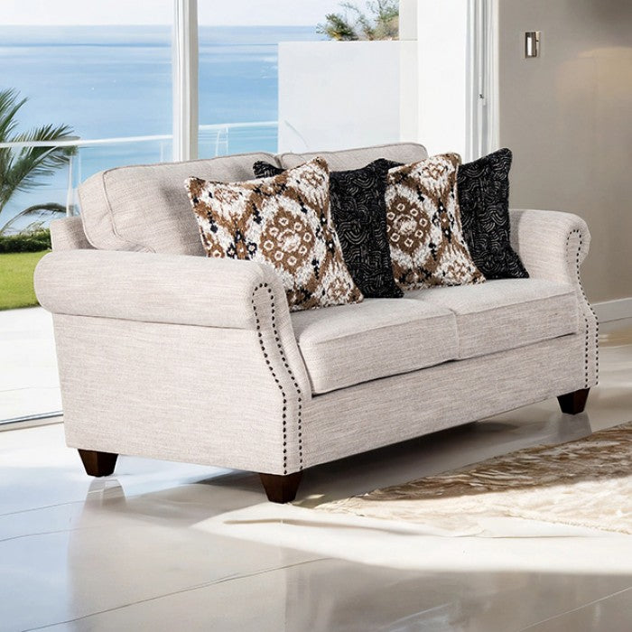 Earley Beige Upholstery Living Room Set