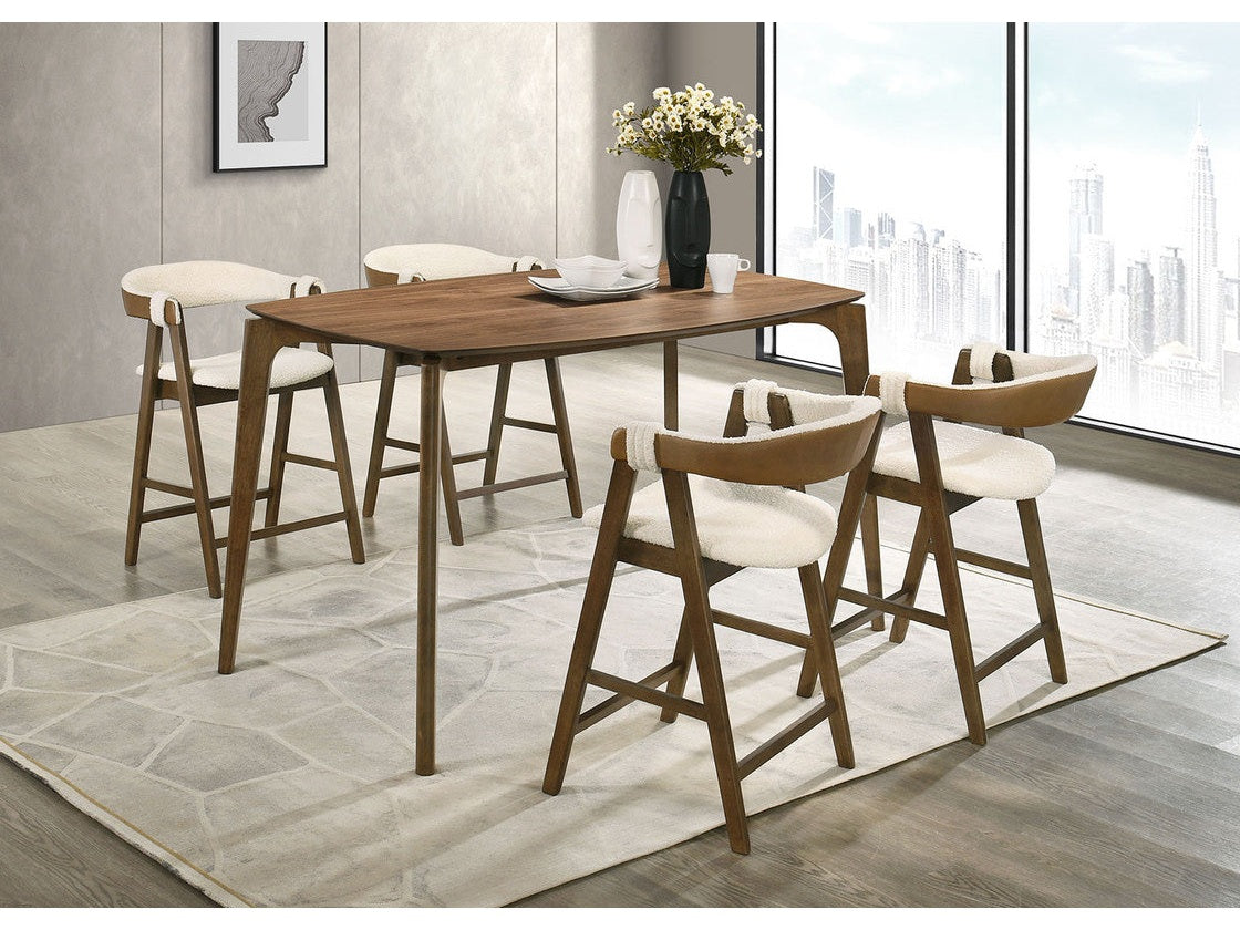 Ebikon Walnut Counter Ht. Table