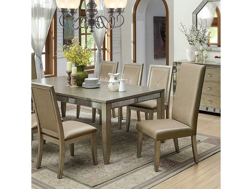 Echo Antique Gold Dining Table