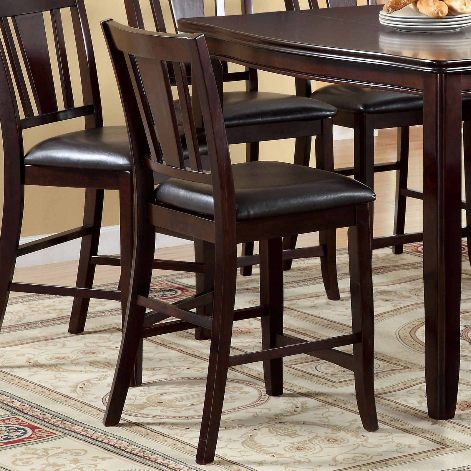 Edgewood Espresso 9 Pc. Counter Height Dining Room Set