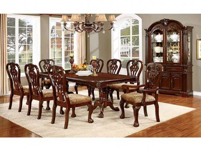 Elana Brown Cherry Dining Room Set / 7pc