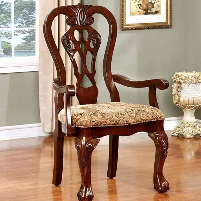 Elana Brown Cherry Dining Room Set / 9pc