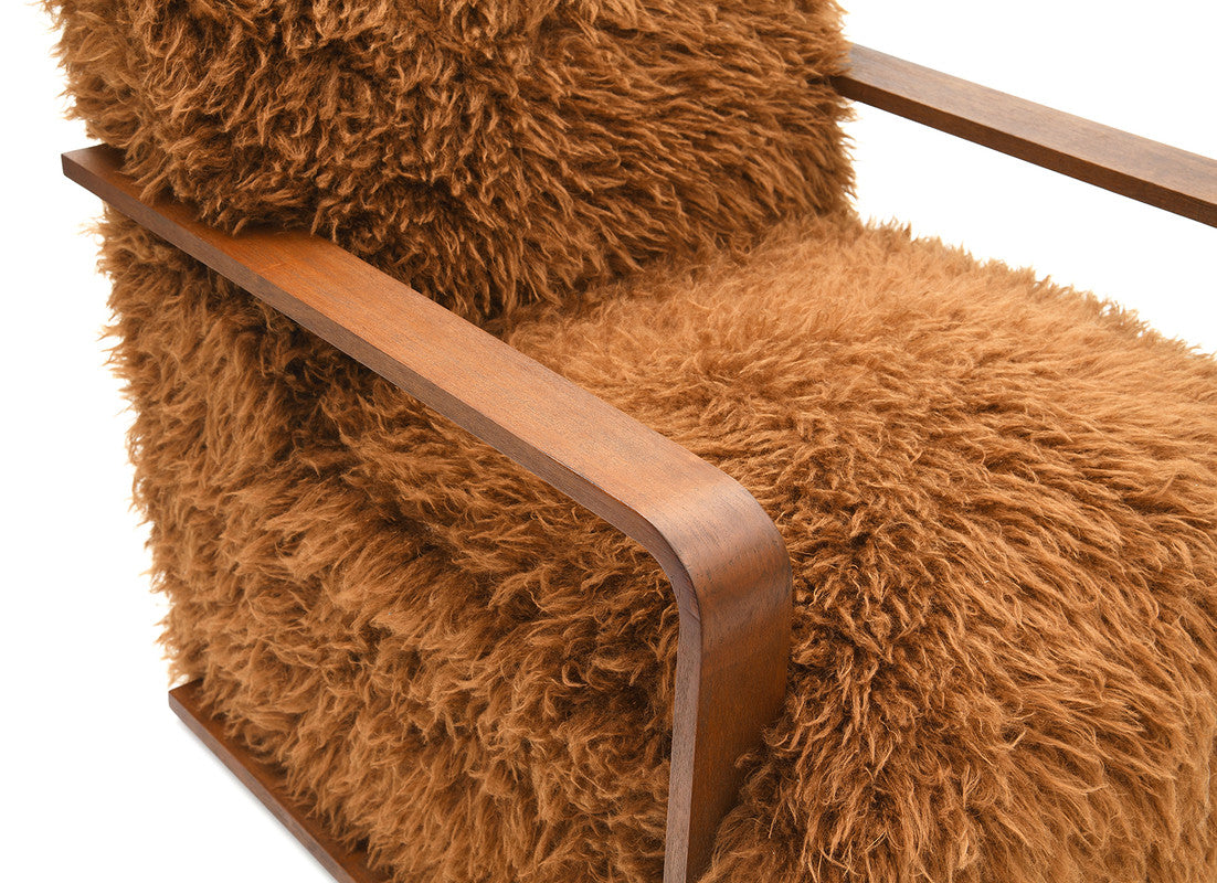 Elardo Camel Brown Accent Chair