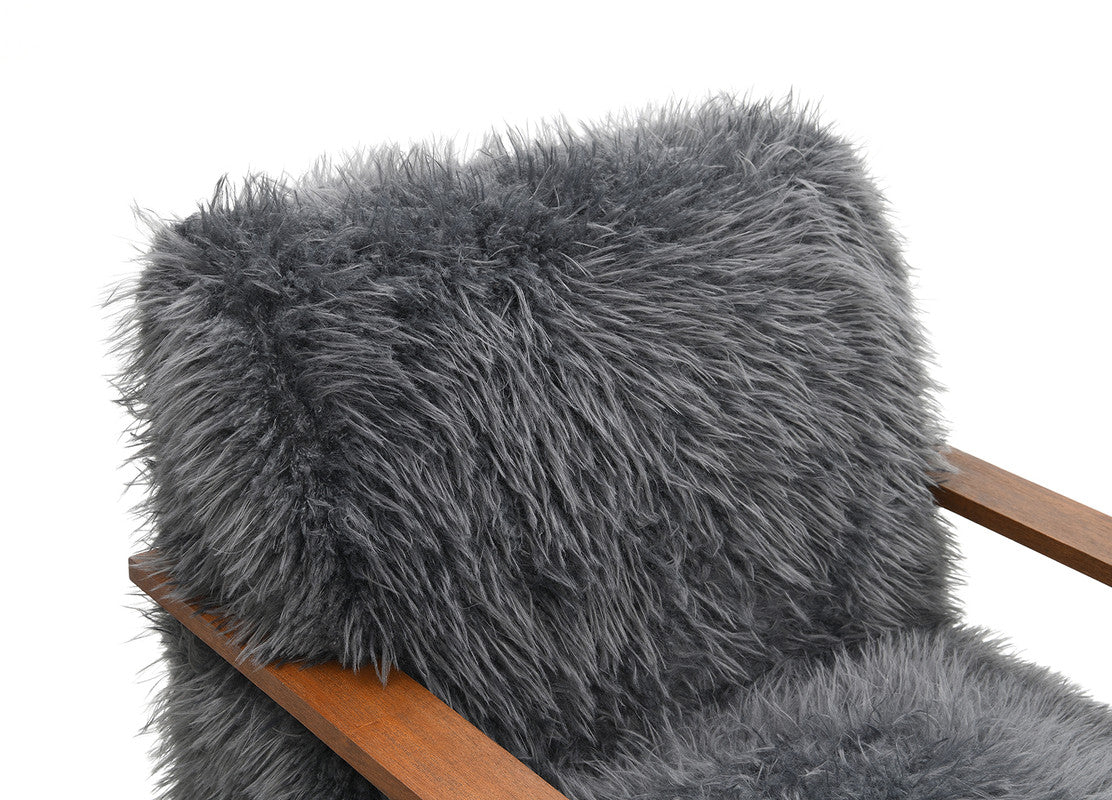 Elardo Charcoal Gray Accent Chair
