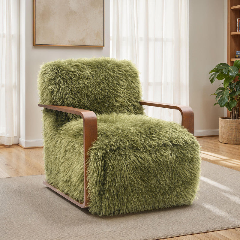 Elardo Green Accent Chair