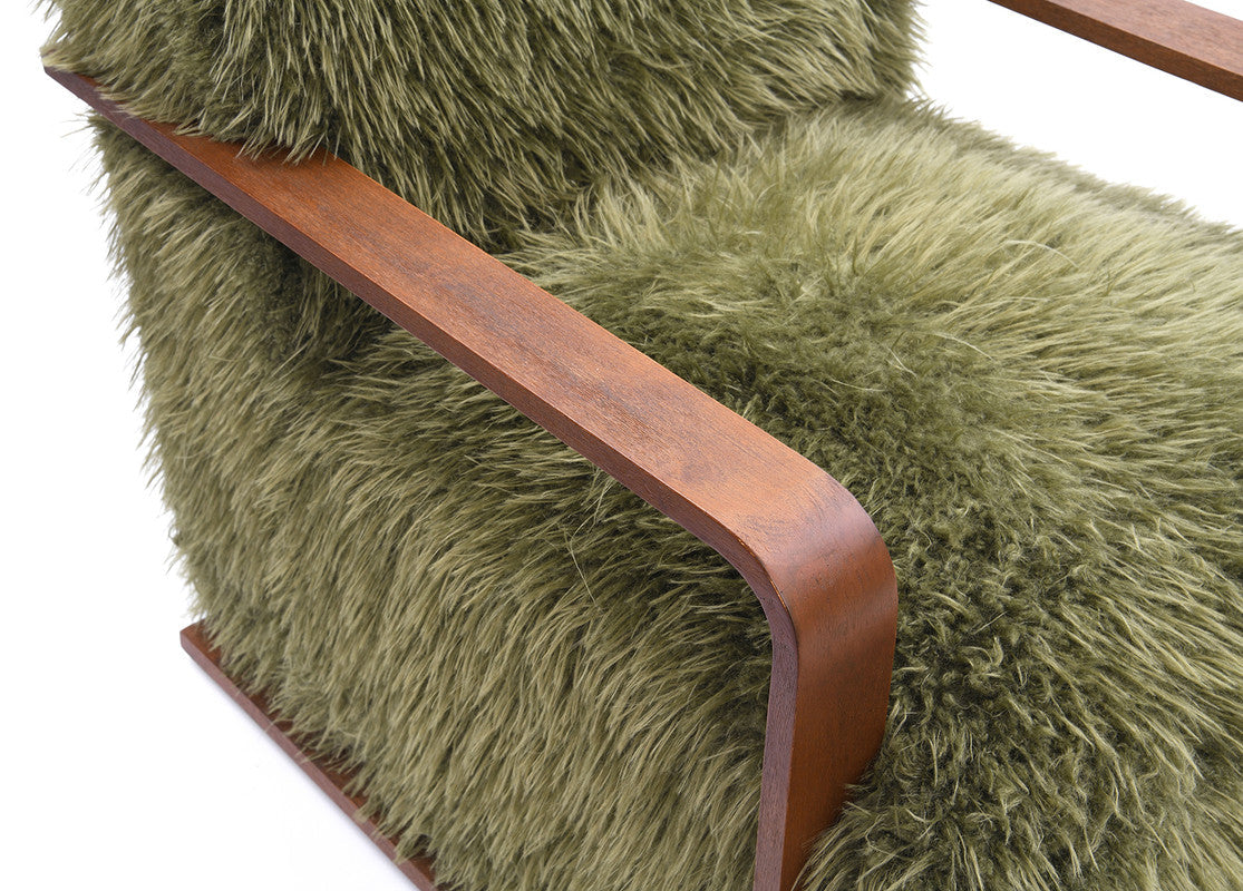Elardo Green Accent Chair