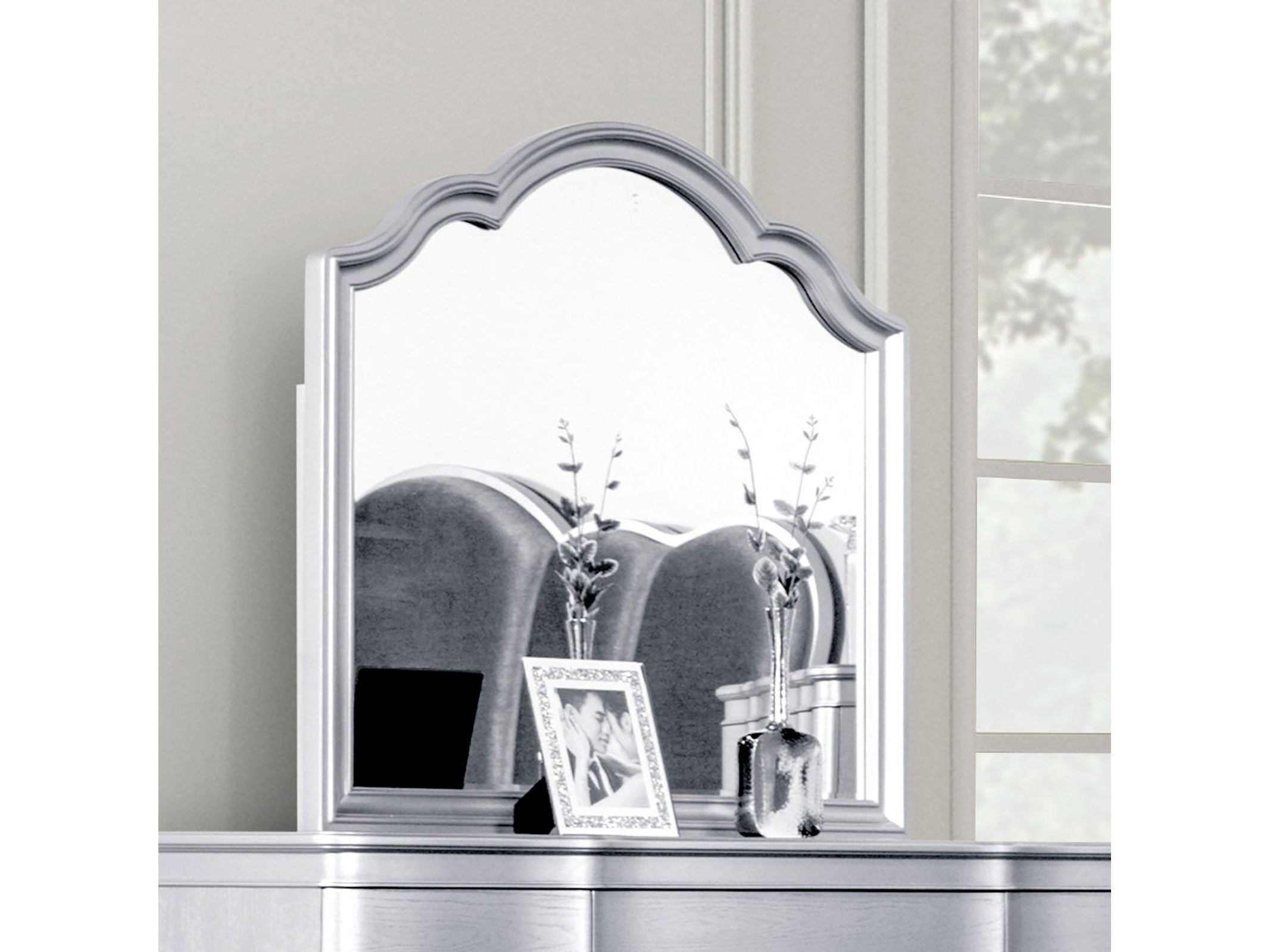 Eleanora Silver Mirror