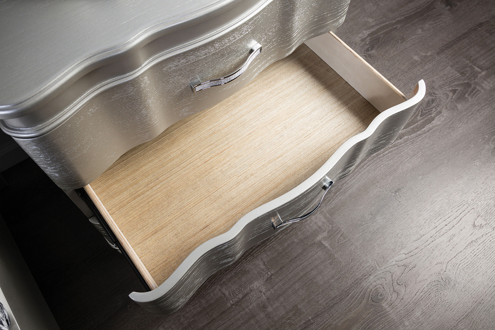 Eleanora Silver Nightstand