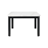 Francesca White Marble Counter Height Dining Table