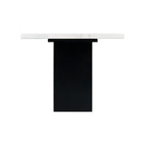 Valentino White Marble Counter Height Dining Table