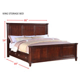 Hamilton King Storage Bed